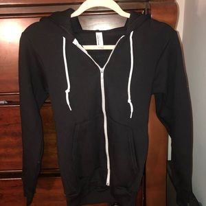 NWOT American Apparel Flex Fleece Hoodie - Black